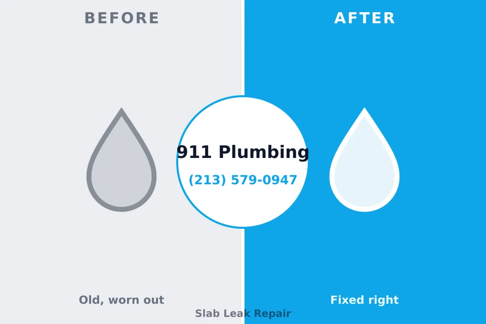 Before and after: plumbing repair Lake Delta, NY